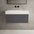 Raffinata One Drawer Vanity Unit With Beyondstone BLOC Basin - Dark Concrete 800mm