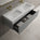 Raffinata One Drawer Vanity Unit With Beyondstone Double BLOC Basin - Matt Dust 1200mm