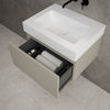 Raffinata One Drawer Vanity Unit  With Beyondstone BLOC Basin - Matt Stone 600mm image