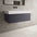 Raffinata One Drawer Vanity Unit With Beyondstone BLOC Basin - Matt Graphite 1000mm