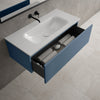 Raffinata One Drawer Vanity Unit With Beyondstone Basin - Matt Navy 1000mm image