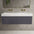 Raffinata Two Drawer Vanity Unit  With Beyondstone BLOC Double Basin - Matt Graphite 1200mm