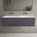 Raffinata Two Drawer Vanity Unit  With Beyondstone Double Basin - Matt Graphite 1200mm