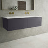 Raffinata Two Drawer Vanity Unit  With Beyondstone Double Basin - Matt Graphite 1200mm image