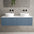 Raffinata Two Drawer Countertop Vanity Unit - Matt Navy 1200mm