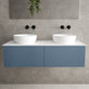 Raffinata Single Drawer Countertop Vanity Unit - Matt Navy 1200mm image