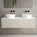 Raffinata Two Drawer Countertop Vanity Unit - Matt Cashmere 1200mm