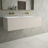 Raffinata Two Drawer Vanity Unit  With Beyondstone Double Basin - Matt Cashmere 1200mm image