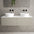 Raffinata Two Drawer Countertop Vanity Unit - Matt Stone 1200mm