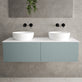 Raffinata Two Drawer Countertop Vanity Unit - Matt Fjord 1200mm image