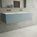 Raffinata Two Drawer Vanity Unit  With Beyondstone Double Basin - Matt Fjord 1200mm