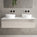 Raffinata Two Drawer Countertop Vanity Unit - Gloss Cashmere 1200mm