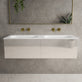 Raffinata Two Drawer Vanity Unit  With Beyondstone Double Basin - Gloss Cashmere 1200mm image