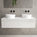 Raffinata Two Drawer Countertop Vanity Unit - Gloss White 1200mm