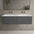 Raffinata Two Drawer Vanity Unit With Beyondstone Double Basin - Dark Concrete 1200mm