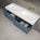 Raffinata Two Drawer Vanity Unit With Beyondstone BLOC Double Basin - Matt Navy 1400mm