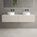 Raffinata Two Drawer Countertop Vanity Unit - Matt Cashmere 1600mm