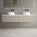 Raffinata Two Drawer Countertop Vanity Unit - Matt Stone 1600mm