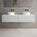 Raffinata Two Drawer Countertop Vanity Unit - Matt Dove 1600mm