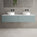 Raffinata Two Drawer Countertop Vanity Unit - Matt Fjord 1600mm