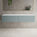 Raffinata Two Drawer Countertop Vanity Unit - Matt Fjord 1600mm