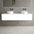 Raffinata Two Drawer Countertop Vanity Unit - Matt White 1600mm