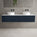 Raffinata Two Drawer Countertop Vanity Unit - Matt Indigo 1600mm