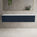 Raffinata Two Drawer Countertop Vanity Unit - Matt Indigo 1600mm