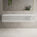 Raffinata Two Drawer Countertop Vanity Unit - Gloss Dove 1600mm