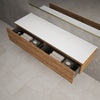 Raffinata Two Drawer Countertop Vanity Unit - Oak 1600mm image