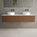 Raffinata Two Drawer Countertop Vanity Unit - Walnut 1600mm