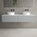 Raffinata Two Drawer Countertop Vanity Unit - Light Concrete 1600mm