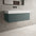 Raffinata One Drawer Vanity Unit With Beyondstone BLOC Basin - Matt Dark Green 1000mm