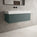 Raffinata One Drawer Vanity Unit With Beyondstone BLOC Basin - Matt Dark Green 1000mm