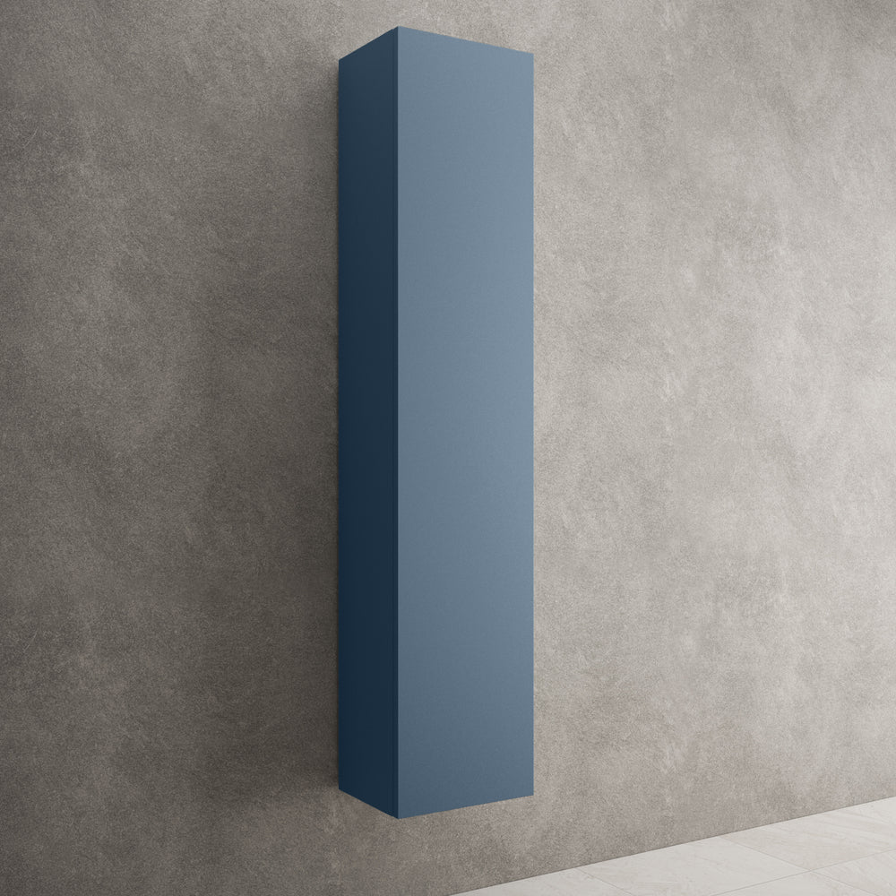 Raffinata Tall Wall Cabinet - Matt Navy 350mm x 1650mm