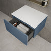 Raffinata Single Drawer Countertop Vanity Unit - Matt Navy 600mm image
