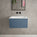 Raffinata One Drawer Vanity Unit  With Beyondstone Basin - Matt Navy 600mm