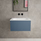 Raffinata One Drawer Vanity Unit  With Beyondstone Basin - Matt Navy 600mm image
