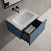 Raffinata One Drawer Vanity Unit  With Beyondstone Basin - Matt Navy 600mm image