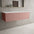 Raffinata Two Drawer Countertop Vanity Unit - Matt Pink 1200mm