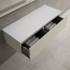 Raffinata Two Drawer Countertop Vanity Unit - Matt Stone 1200mm image