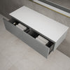 Raffinata Two Drawer Countertop Vanity Unit - Matt Dust 1200mm image