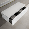 Raffinata Two Drawer Countertop Vanity Unit - Matt White 1200mm image