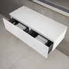 Raffinata Two Drawer Countertop Vanity Unit - Matt White 1200mm image