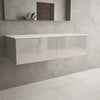 Raffinata Two Drawer Countertop Vanity Unit - Gloss Cashmere 1200mm image