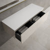 Raffinata Two Drawer Countertop Vanity Unit - Gloss Cashmere 1200mm image