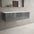 Raffinata Two Drawer Countertop Vanity Unit - Gloss Dust 1200mm