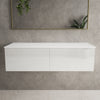 Raffinata Two Drawer Countertop Vanity Unit - Gloss White 1200mm image