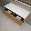 Raffinata Two Drawer Countertop Vanity Unit - Oak 1200mm image