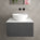 Raffinata Single Drawer Countertop Vanity Unit - Dark Concrete 600mm